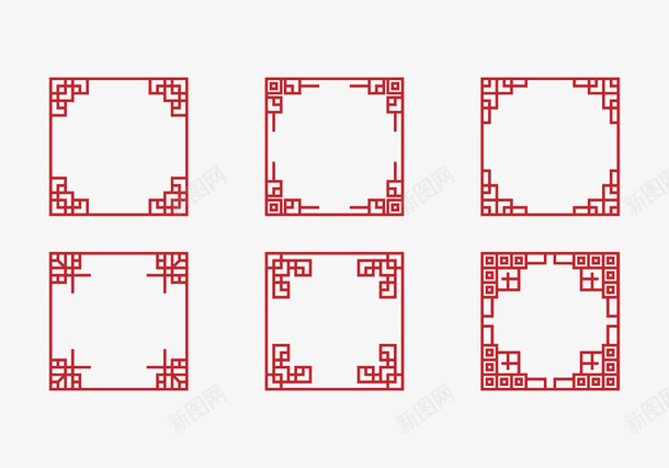 日本平面向量边框png免抠素材_88icon https://88icon.com 向量素材 日本平面 红色边框