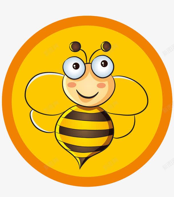 飞舞的小蜜蜂标志png免抠素材_88icon https://88icon.com 可爱的 小蜜蜂 蜜蜂标志 飞舞的 黄色