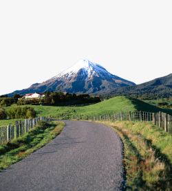 新西兰景区新西兰旅游塔拉纳基山高清图片