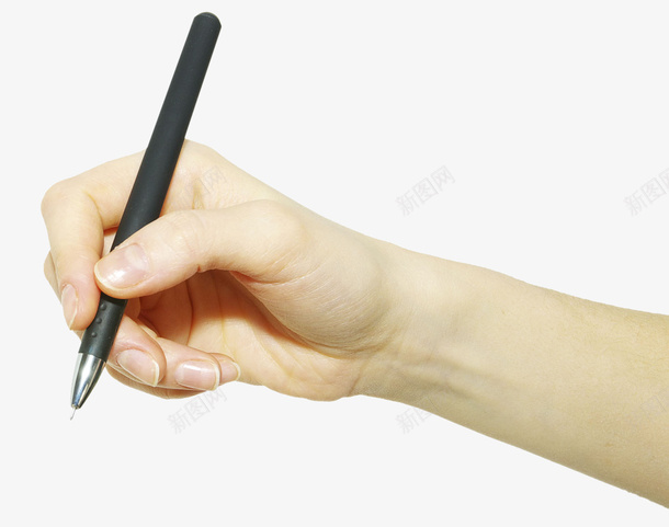 手握黑色圆珠笔png免抠素材_88icon https://88icon.com 书写 写 写字 圆珠笔 学习 手 拿着 拿笔 握笔 握笔姿势 笔 签字 记录