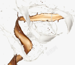 牛奶质感有质感的咖啡牛奶高清图片