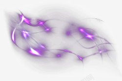 紫色魔幻光束装饰素材