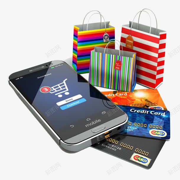 手机银行png免抠素材_88icon https://88icon.com 在线支付 手机 手机刷卡 网银 网银购物 银行卡