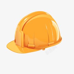 建筑工地安全帽黄色安全帽高清图片