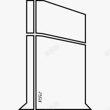 技术体验视频游戏主机PS4图标图标