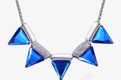 蓝色水晶宝石素材