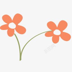 卡通扁平化可爱动物欢乐素材