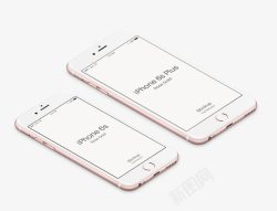粉色苹果iPhone6s手机iphone6s玫瑰金高清图片
