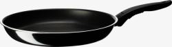 黑色锅黑色平底锅产品展示图高清图片