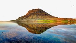 冰岛基尔丘山二十素材