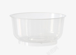 透明反光的一次性塑料碗实物素材