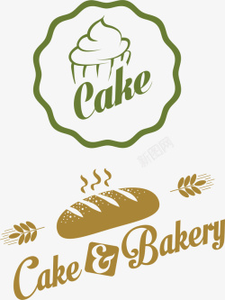 面包房烘焙标签面包蛋糕烘焙标签高清图片