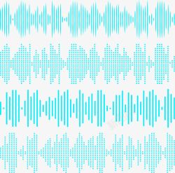 绿色声波绿色声波条纹矢量图高清图片