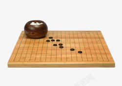 黄色围棋盘素材