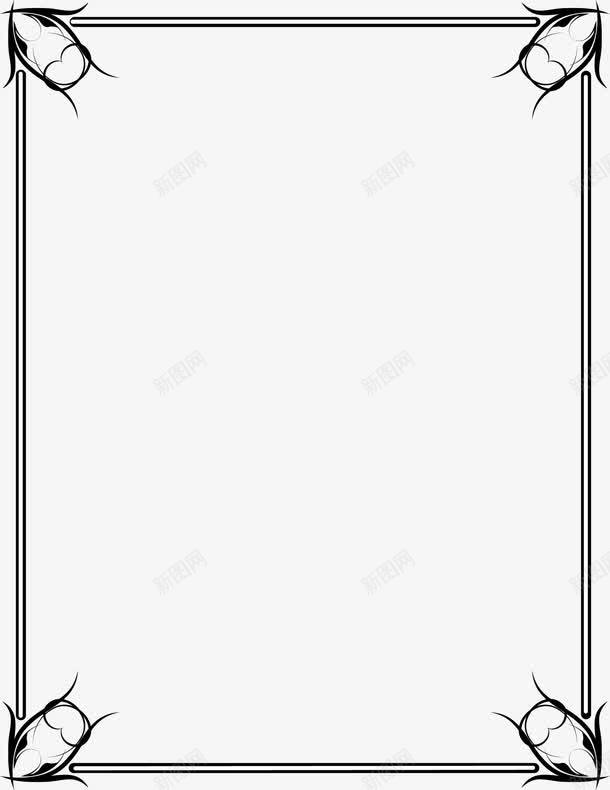 简约边框png免抠素材_88icon https://88icon.com 中国边框 中国风 古典 回字纹 文本框 简约边框 花纹边框