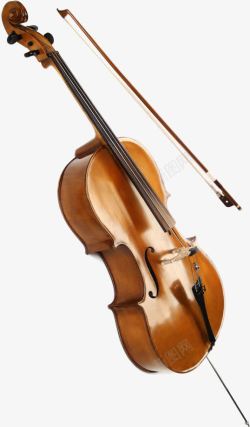 富贵典雅木质小提琴高清图片