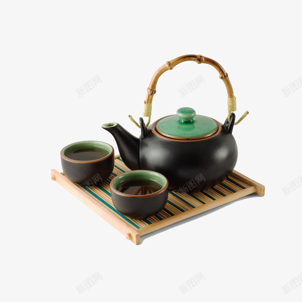 一套茶具png免抠素材_88icon https://88icon.com 煮茶茶具 茶具 茶壶 茶杯