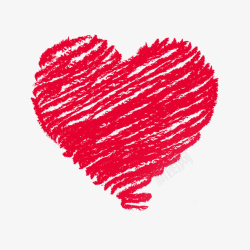 素描红心素材
