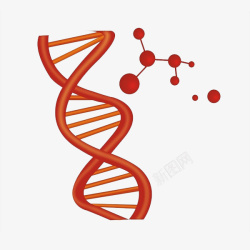 DNA分子链素材