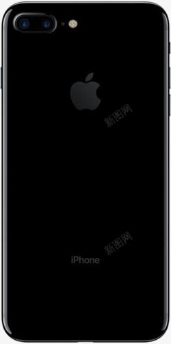 黑色苹果手机背面电商素材