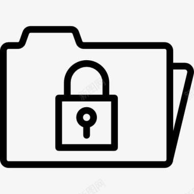 隐私文档安全图标图标