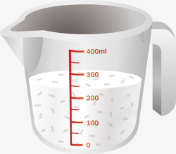 量杯手绘餐饮用具量杯矢量图高清图片