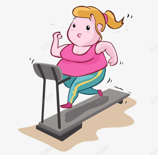 在跑步机上减肥的女孩png免抠素材_88icon https://88icon.com 减肥 奔跑 小孩 巧克力女孩 快跑 胖女孩 胖子 跑 跑步 跑步小孩 跑步机 运动 锻炼 飞奔