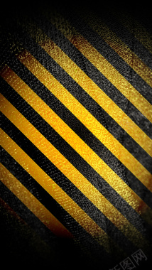 黄色警告喷漆条纹H5背景图背景