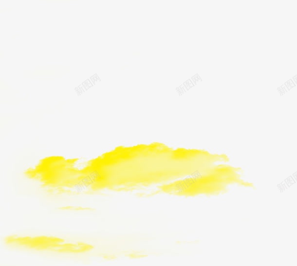 金色的云朵png免抠素材_88icon https://88icon.com 云 云朵 天空 彩云 手绘 效果 装饰 金色 黄色