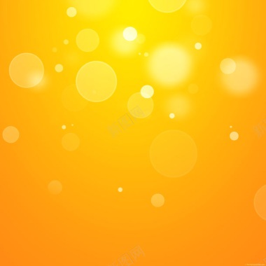 黄色活力气泡装饰背景