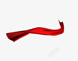红丝巾红色丝巾高清图片