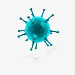卡通形状体病毒流行感冒病菌体高清图片
