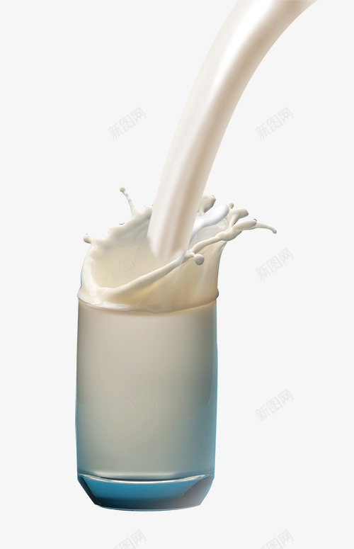 倒新鲜牛奶图psd免抠素材_88icon https://88icon.com 倒新鲜牛奶图 创意乳制品图 纯牛奶