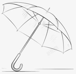 手绘雨伞图片下载 长柄雨伞手绘雨伞高清图片
