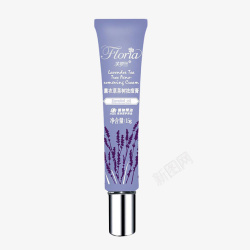 化妆品透明盖子蓝紫色美容保健祛痘霜高清图片