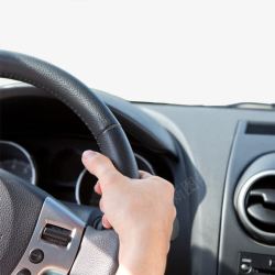 开车司机驾驶眼镜实物手握方向盘司机高清图片