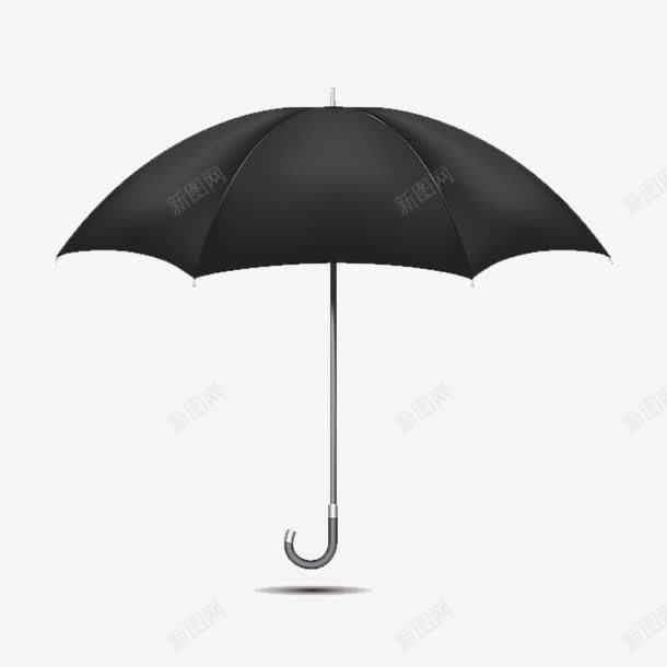 黑色的伞png免抠素材_88icon https://88icon.com png图片素材 免费png素材 雨伞 雨天素材 雨滴