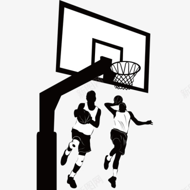 投射体育运动篮球矢量图图标图标