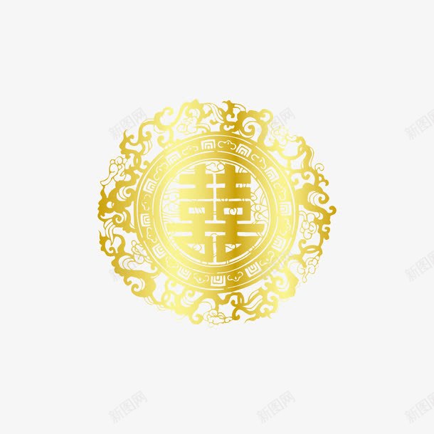 囍字png免抠素材_88icon https://88icon.com 中国风 双喜 囍 婚庆