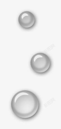 圆形水球透明水珠高清图片