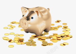 猪年形象存钱罐金猪形象装饰高清图片