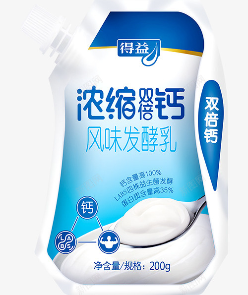 实物得益浓缩酸奶png免抠素材_88icon https://88icon.com 乳制品 乳酸菌 乳酸菌饮料 产品实物 健康饮料 奶制品 酸奶 饮品