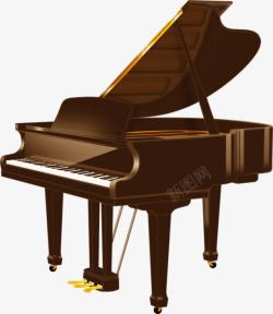 黑白键钢琴贵重优雅素材