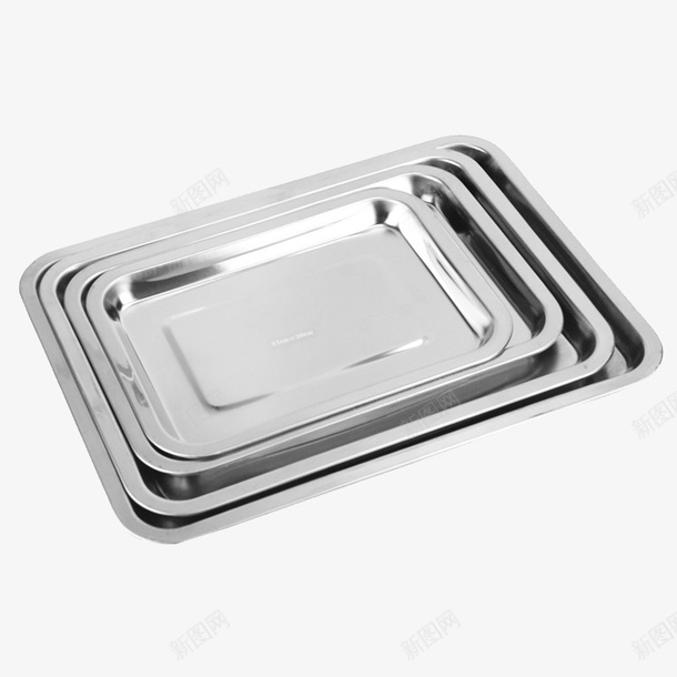 加厚不锈钢浅托盘png免抠素材_88icon https://88icon.com 不锈钢盘子 产品实物 加厚不锈钢浅托盘 各种方盘子 家用茶盘 沥水方盘 烧烤盘子 蒸饭盘 长方形盘 饺子盘