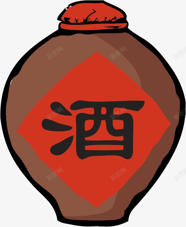 绍兴产酒png免抠素材_88icon https://88icon.com 标志 绍兴 绍兴酒 酒坛