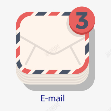 邮件邮箱icon矢量图图标图标