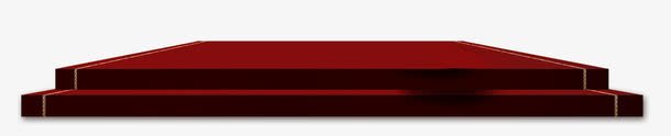 红色舞台png免抠素材_88icon https://88icon.com 底座 矩形底座 矩形舞台 红色 舞台