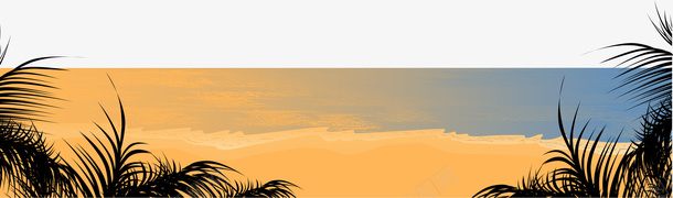 早上的海滩沙滩上的椰树矢量图ai免抠素材_88icon https://88icon.com 剪影的椰树 平面沙滩素材 早上的海滩 美丽的沙滩 矢量图