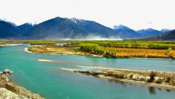 西藏尼洋河九素材