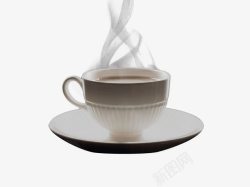 白色热茶茶杯素材